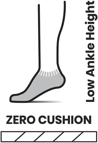 Smartwool Women's Run Zero Cushion Ombre Print Low Ankle Socks