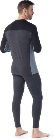 SmartWool Men's Classic Thermal Merino Base Layer Colorblock Crew