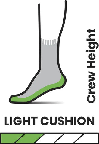 Smartwool Men's Hike Light Mountain Range Pattern Crew Socks