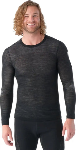 SmartWool Men's Intraknit Thermal Merino Base Layer Crew, Lightweight, Breathable Merino Wool Long Sleeve Active Shirt