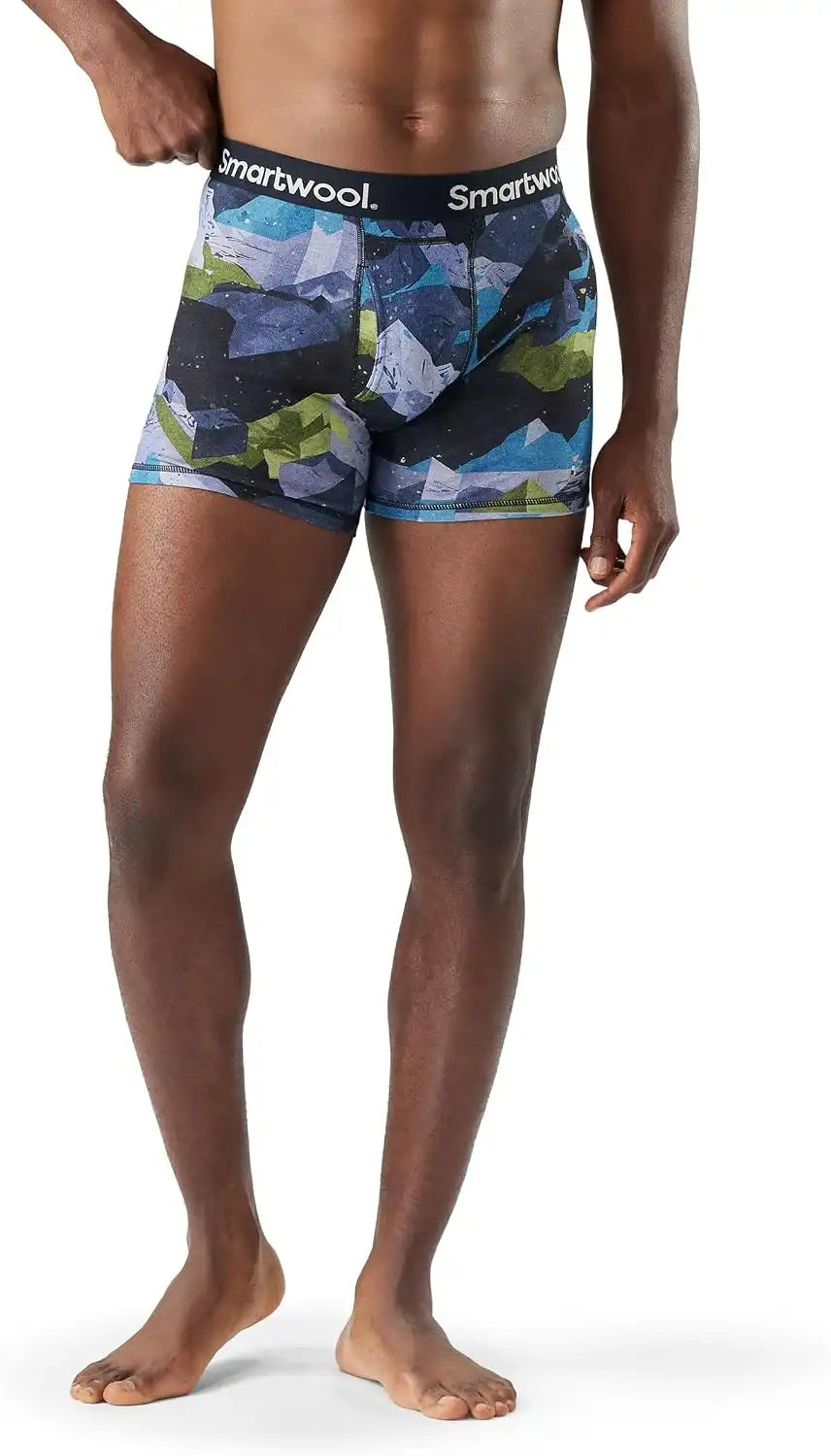 Smartwool Men's Merino Print Boxer Brief Boxed