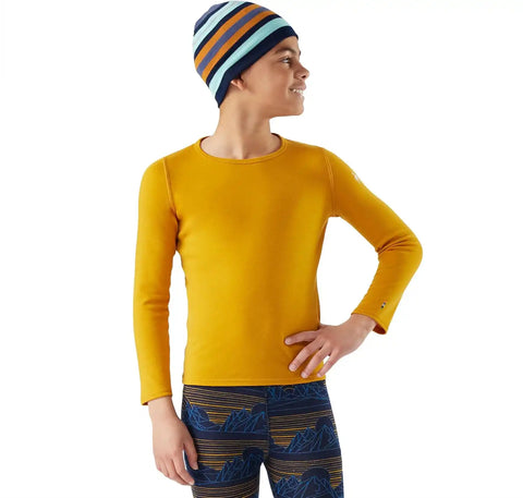 Smartwool Kid's Classic Thermal Merino Base Layer Crew for Boys and Girls