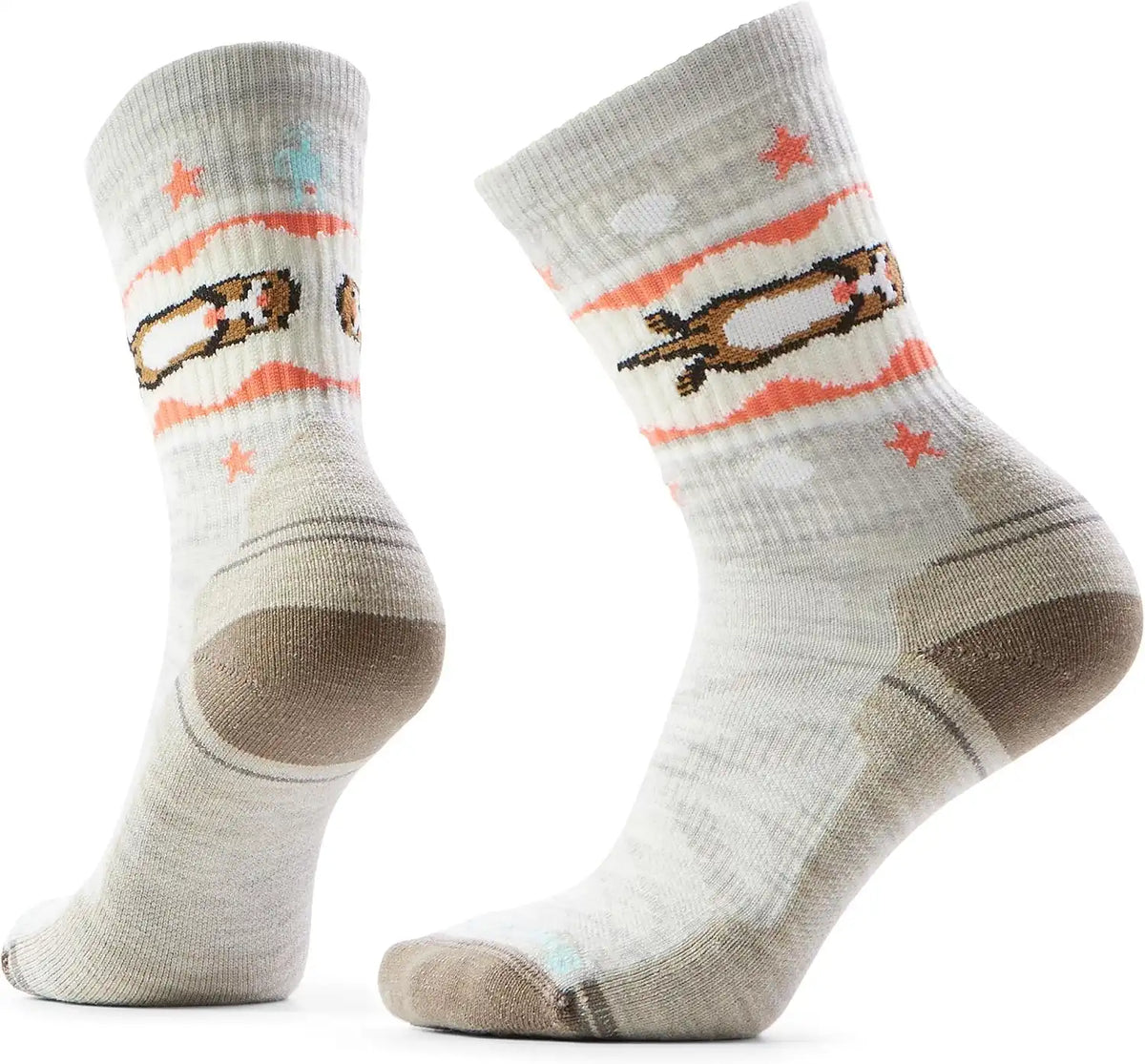 Smartwool Women's Hike Light Cushion Otter Float Crew Socks