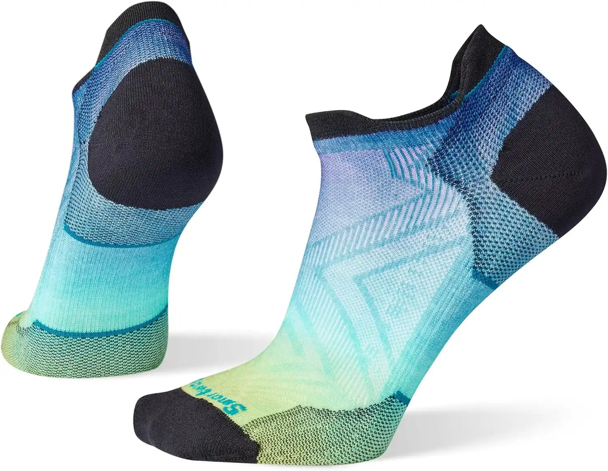 Smartwool Women's Run Zero Cushion Ombre Print Low Ankle Socks