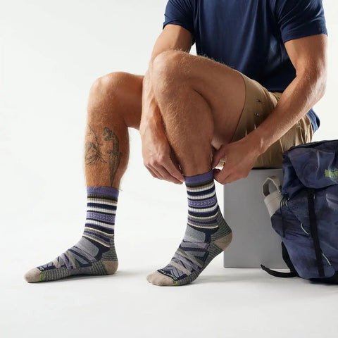 Smartwool Mens Hike Light Cushion Panorama Crew Socks